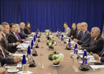 reunión bilateral  Abinader y Marco Rubio hablan de tráfico de armas y crisis haitiana