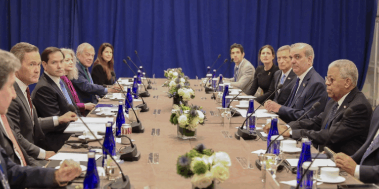 reunión bilateral Abinader y Marco Rubio hablan de tráfico de armas y crisis haitiana