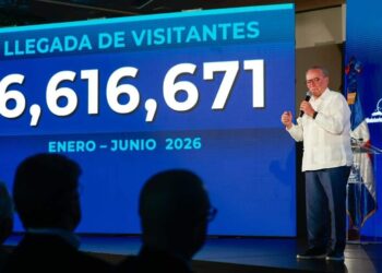 El país recibió 6.6 millones de visitantes en el primer semestre